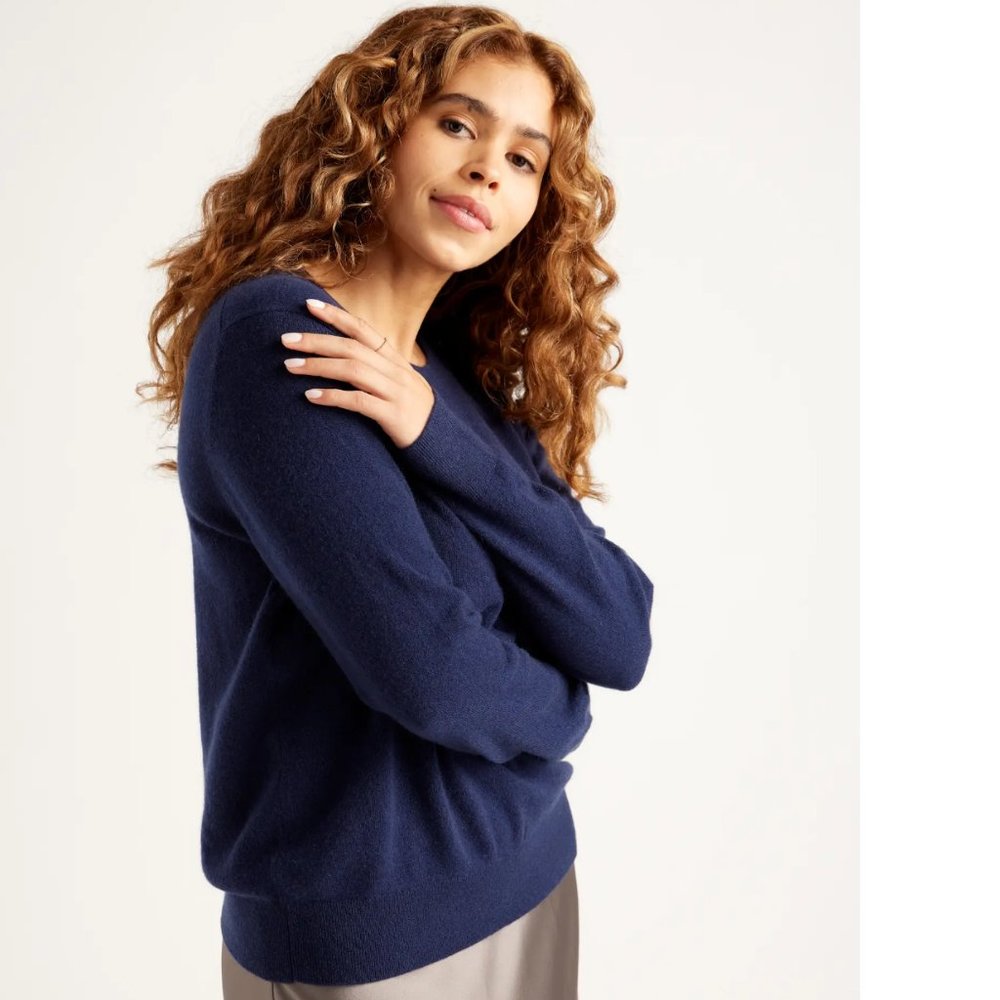 Quince Mongolian Cashmere Crewneck Sweater (XS) NWT